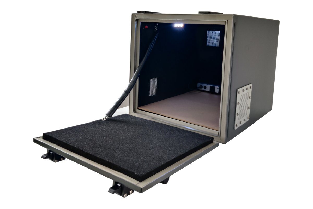LBX3750 Down Swing front loading RF shielded chamber