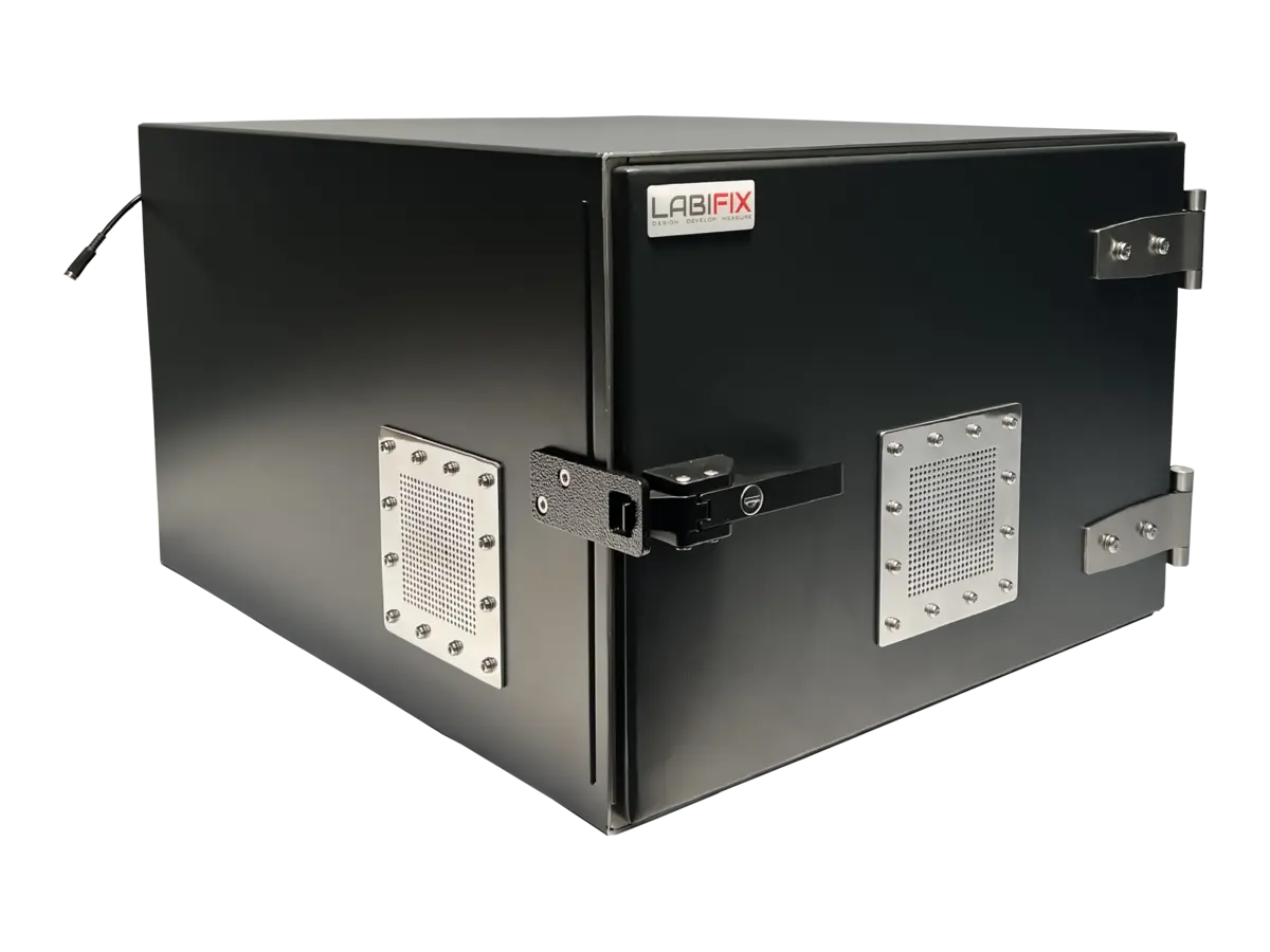 portable anechoic enclosure LBX2700 front-right angle for wifi 6e and 5g testing