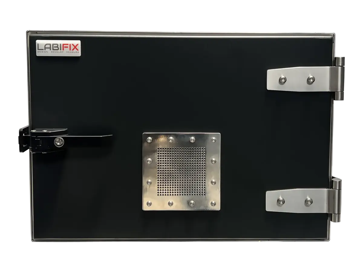 LBX2700 anechoic rf test box front view for bluetooth and device performance testing