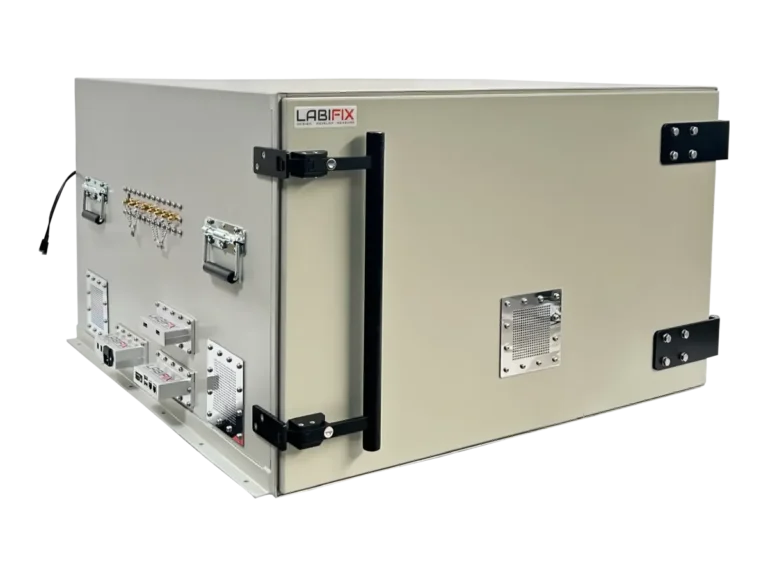 front view of LBX7700 rackmount shielding box for emi control and validation