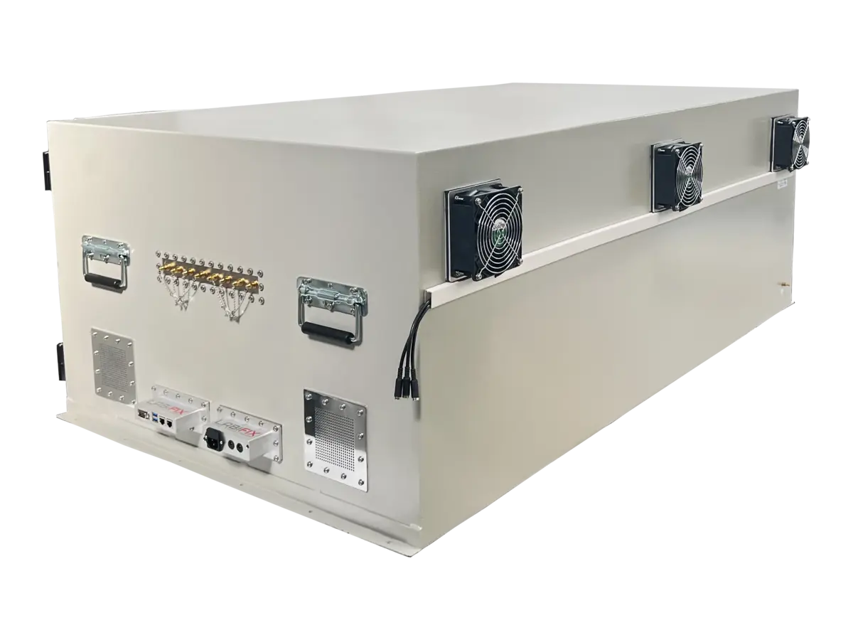 LBX7900 emi shield box rear-left view for research and laboratory testing