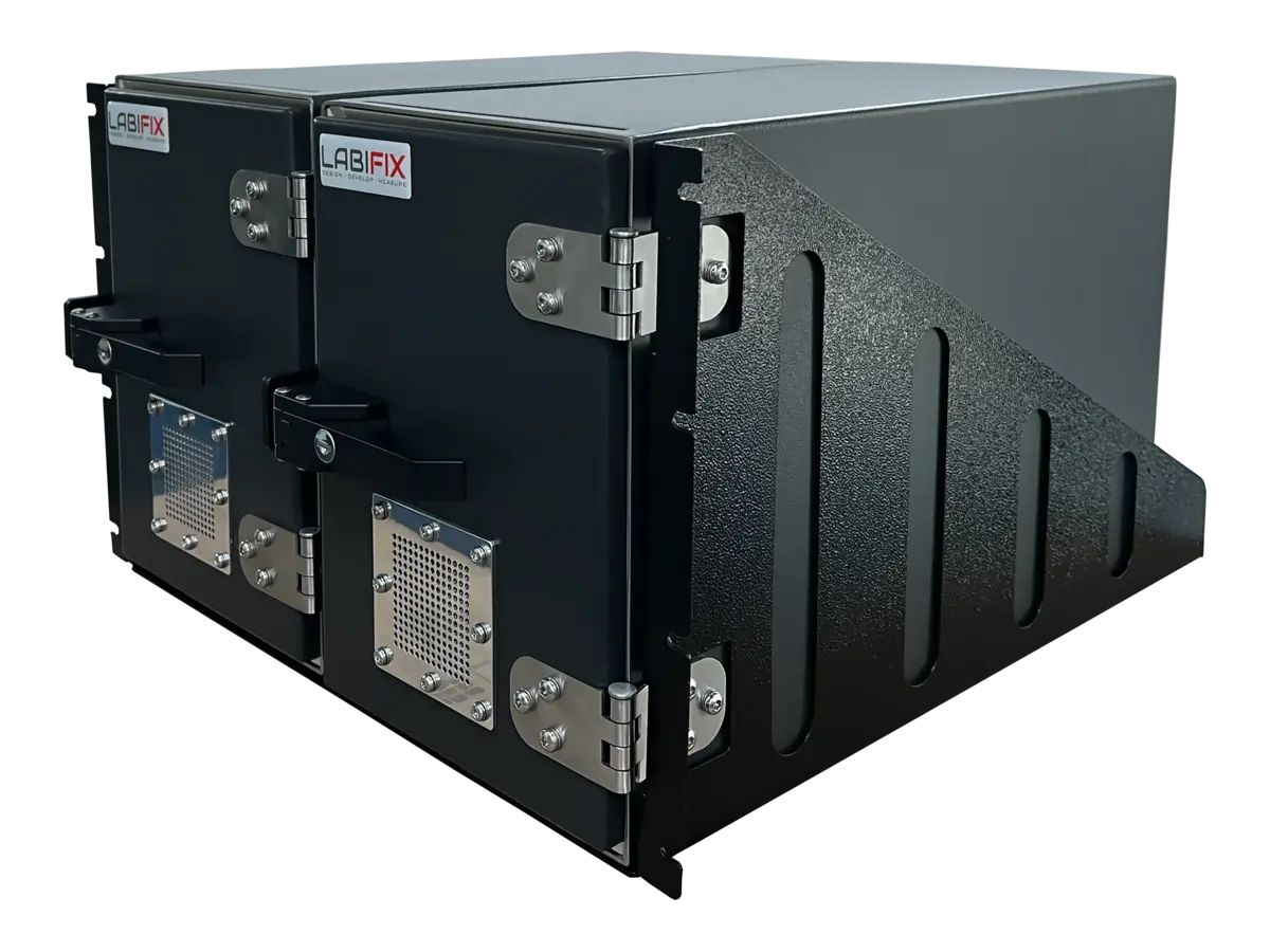 LBX1300 portable rf blocking box front-left angle for signal isolation testing