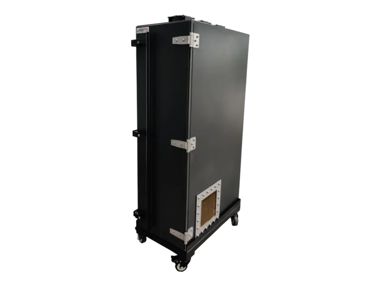 front-left view of LBX6200 standalone RF chamber for OTA certification and antenna validation