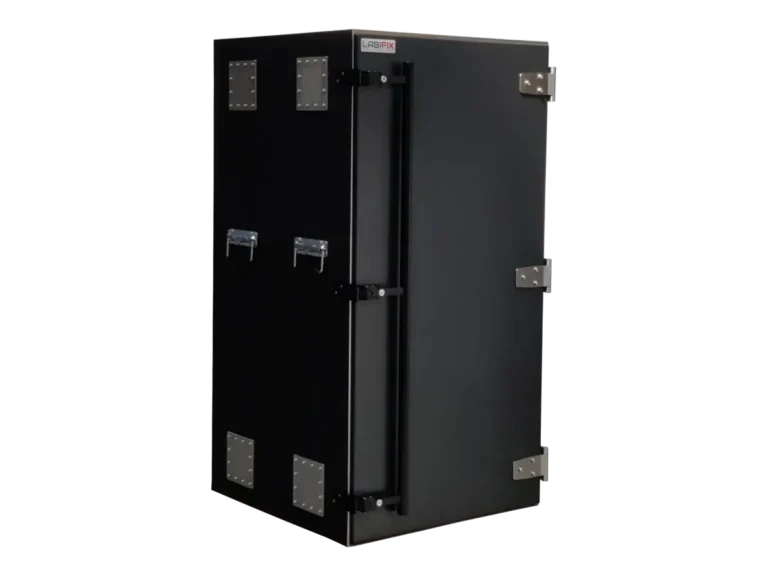 LBX7100 benchtop RF electronics front-right view for industrial controller wireless validation
