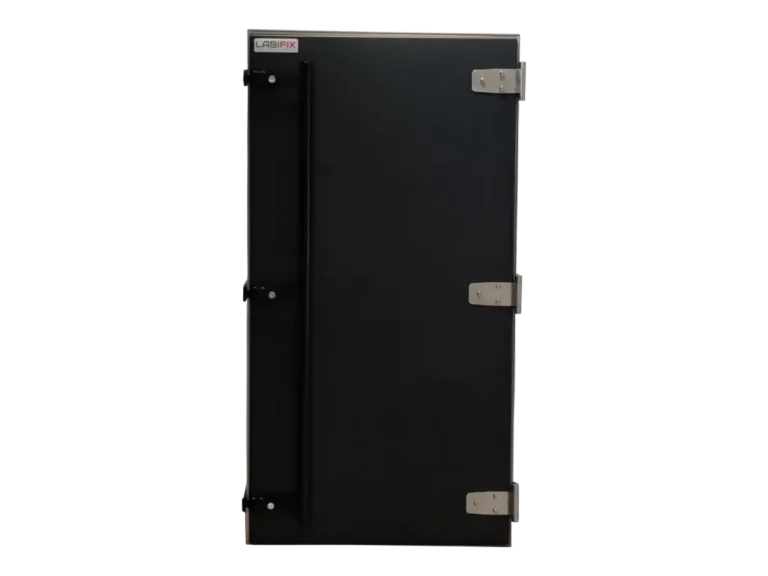 interior view of LBX7100 benchtop RF electronics chamber for antenna refinement and subsystem analysis