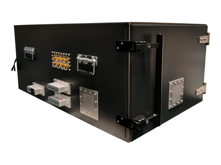 LBX4750 benchtop rf enclosure front-right view for bluetooth and wifi module analysis