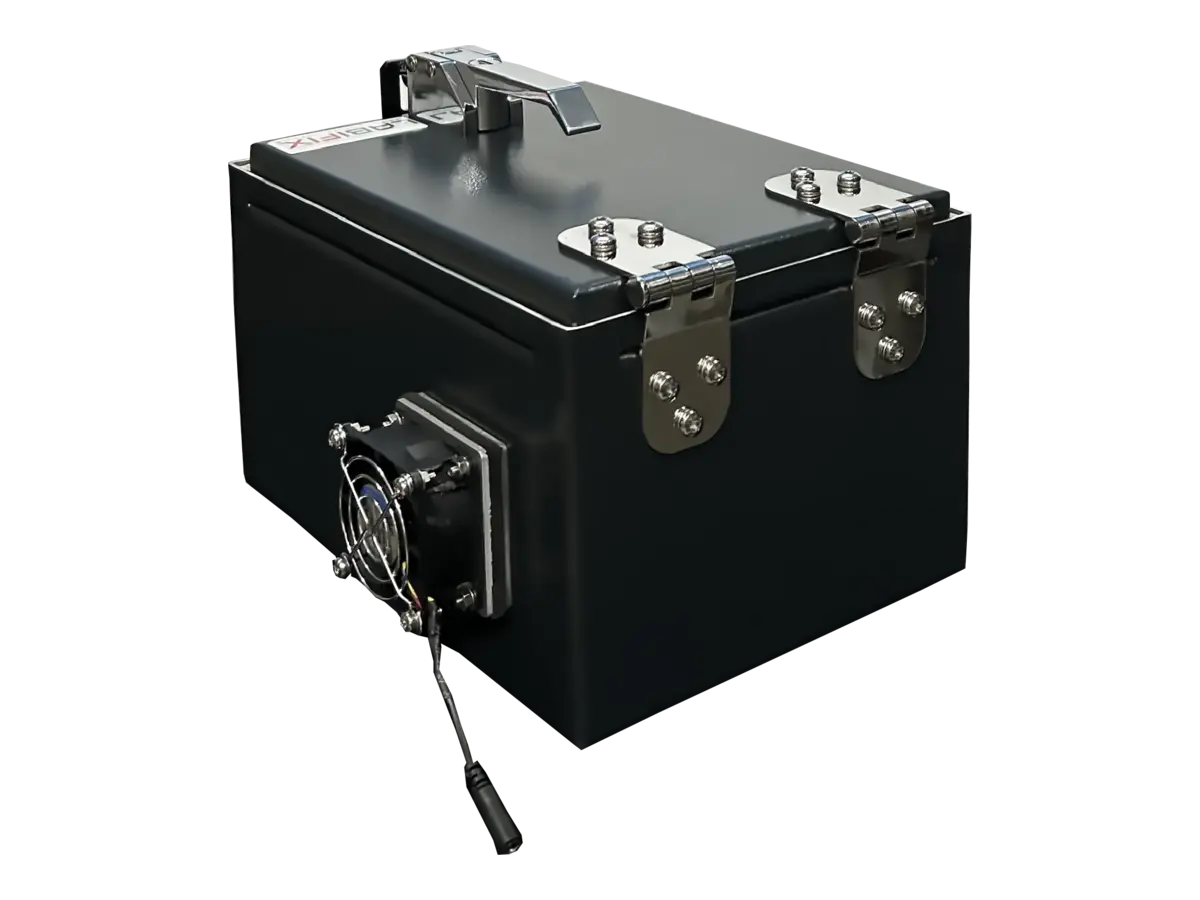 portable rf shielding enclosure LBX500 front-right view for wifi and 5G devices
