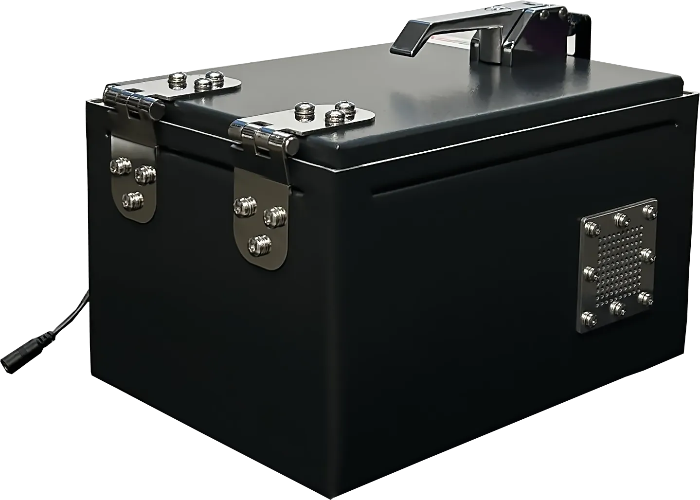 portable rf test enclosure LBX500 rear-right angle for compact lab testing