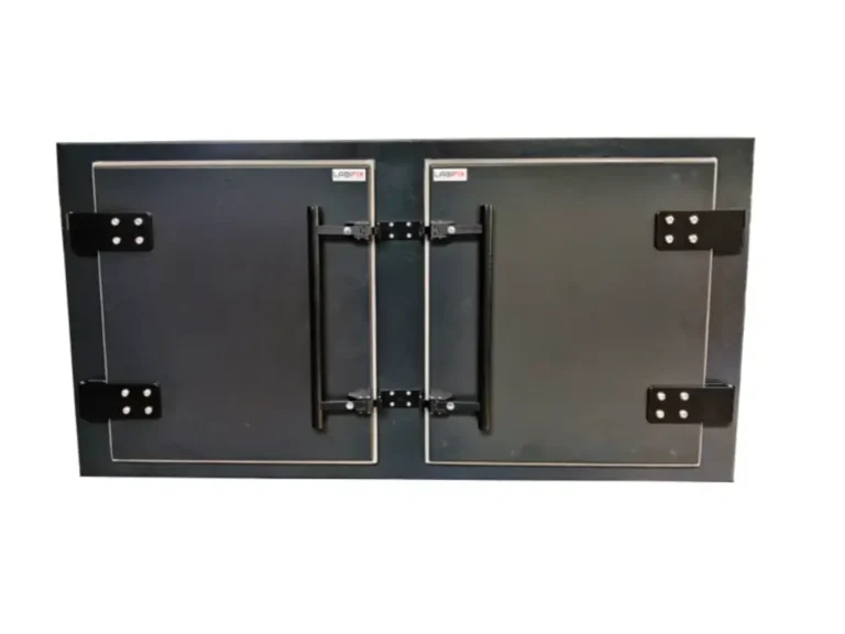 front view of LBX8000 rackmount rf enclosure for ota and performance validation
