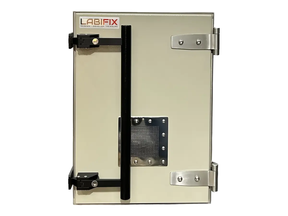 LBX2070 rf test enclosure front view for bluetooth and iot performance testing
