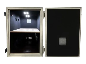 LBX2070 rf shielded box interior with absorber for mimo and antenna measurements