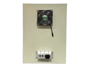 LBX2070 portable rf shielded test enclosure rear panel with rf ports for emc testing