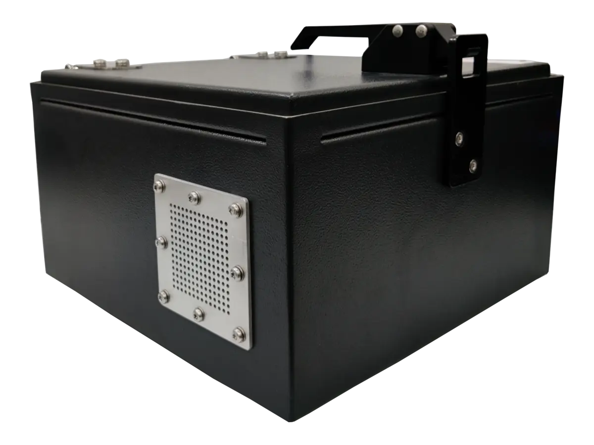 portable rf test enclosure LBX600 angled front-right view for wifi and lte testing