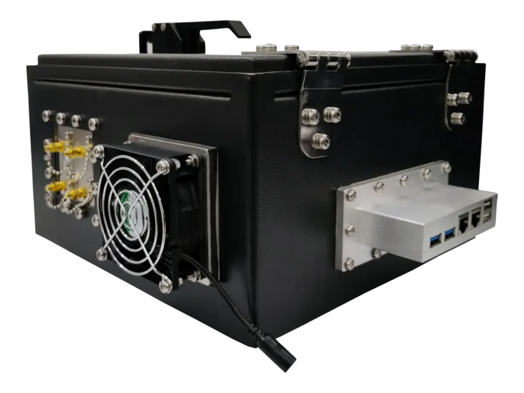 LBX600 rf test box rear-left angle for controlled emi testing environments