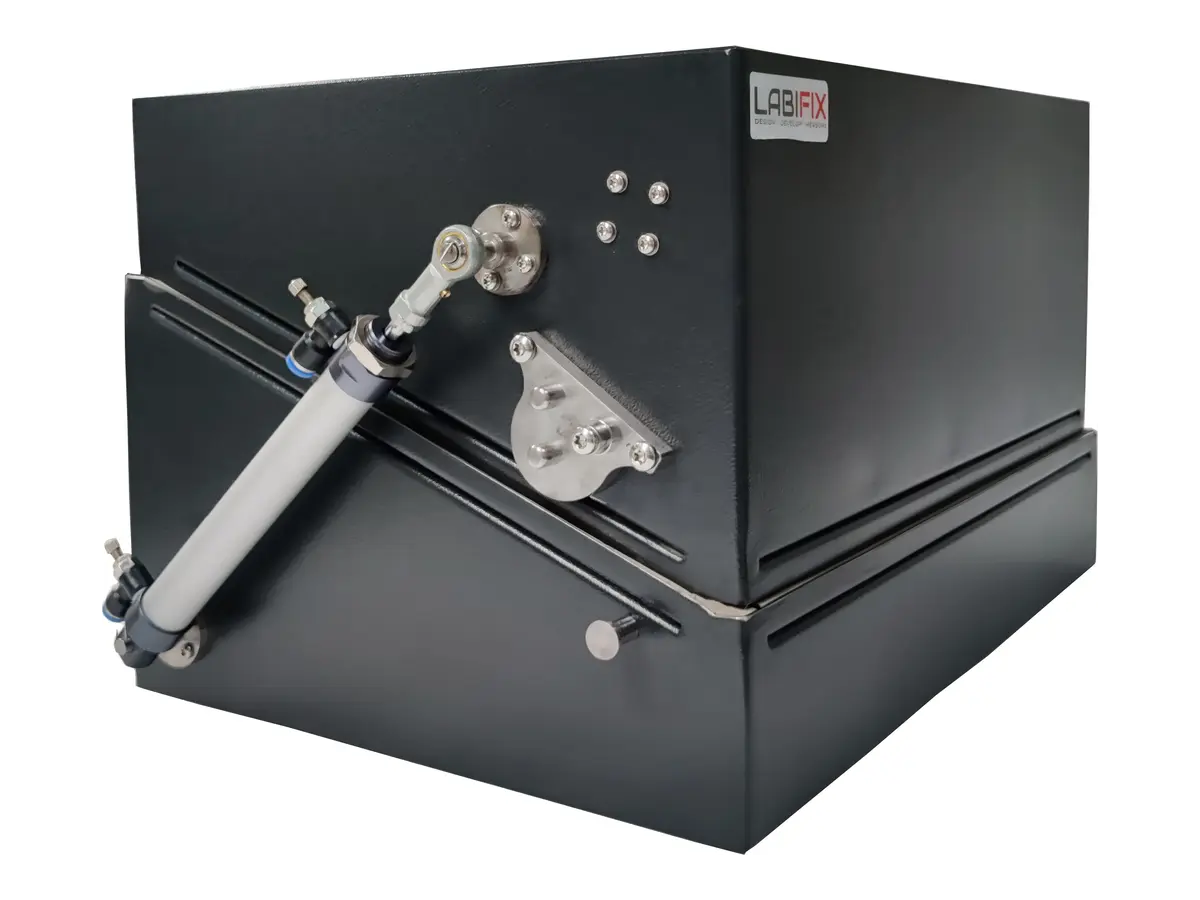 LBX3500 pneumatic RF test box front-right view for marine electronics and vessel communication systems