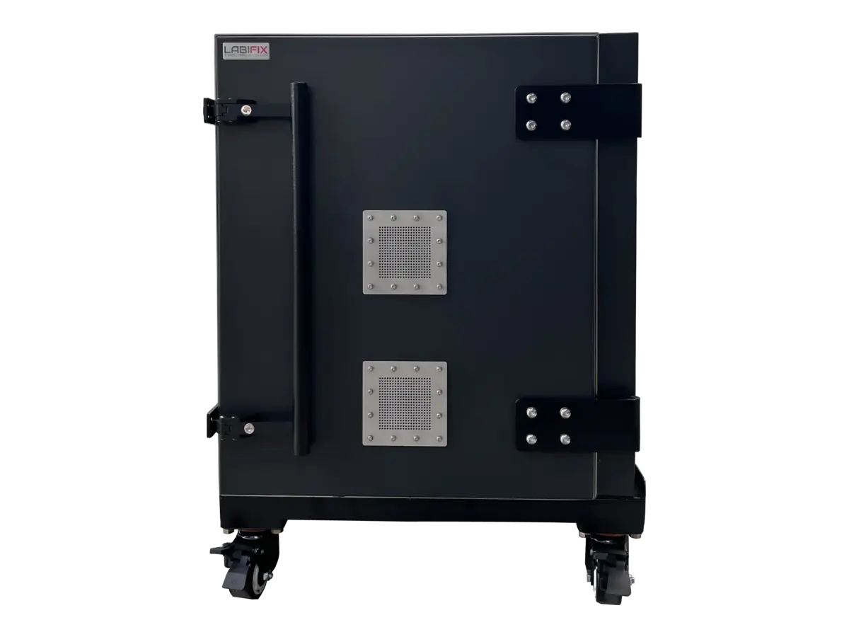 front view of LBX6500 standalone RF compliance chamber for semiconductor and network hardware testing