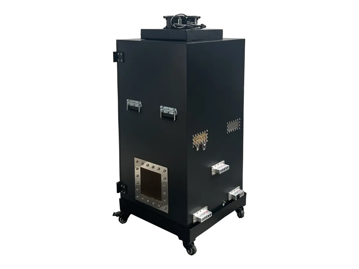 LBX7540 standalone WiFi chamber rear-left view for industrial wireless systems and smart building technologies
